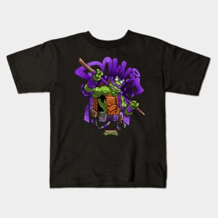 Teenage Mutant Ninja Turtle Donnie - Graffiti Cartoon Kids T-Shirt